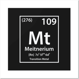 Meitnerium Element Posters and Art